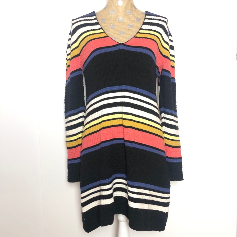 Free People Striped Sweater Dress Size M